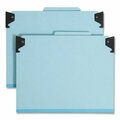 Smead Smead, FASTAB HANGING PRESSBOARD CLASSIFICATION FOLDERS, LETTER SIZE, 2 DIVIDERS, BLUE 65115